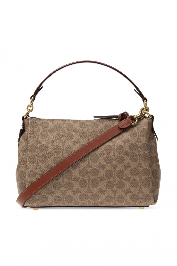 coach shay shoulder bag with whipstitch detail